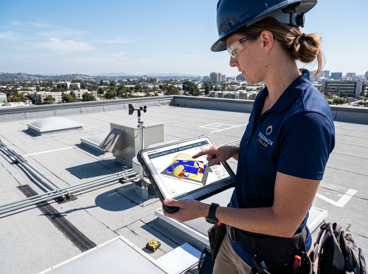 Step 1: Solar Site Feasibility & 3D Shadow Analysis