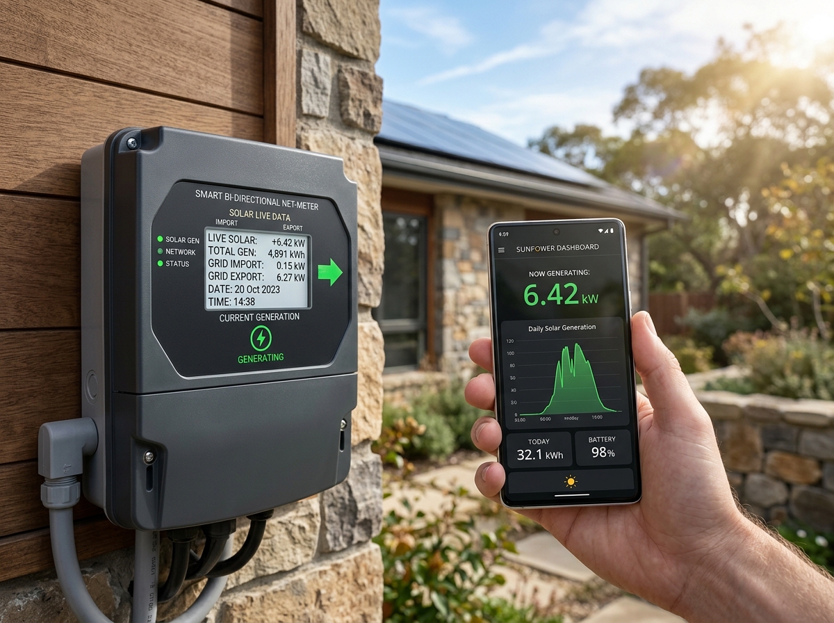 Step 5: Net-Metering Synchronization, Live IoT Telemetry & DBT Subsidy Credit